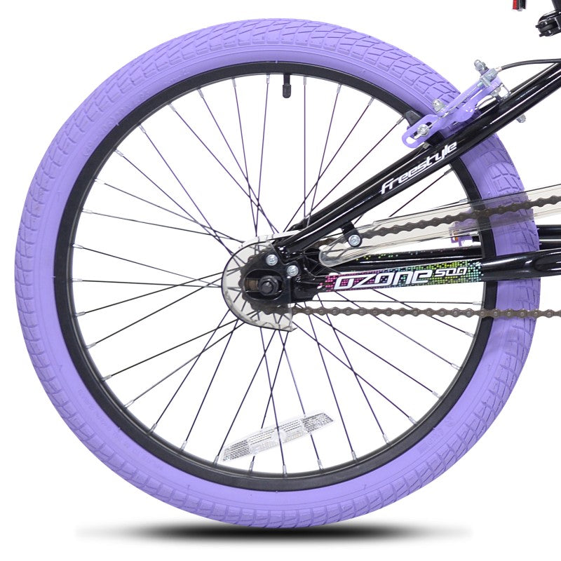 20" Ozone 500 Slingshot Black Purple, Replacement Rear Wheel