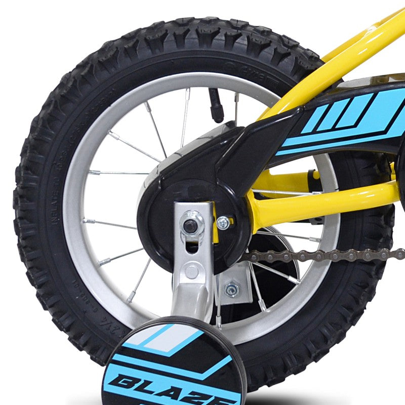12" Ozone 500 Blaze Yellow, Replacement Rear Wheel