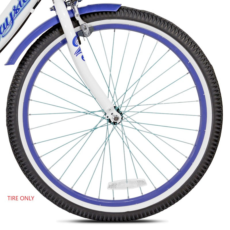 24" Bayside Cruiser White Purple, Replacement TIre