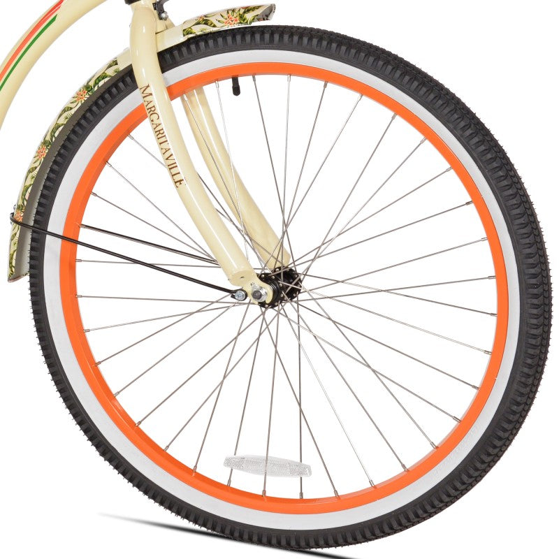 26" Margaritaville First Look Cream, Replacement Front Wheel