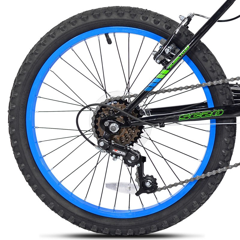bca sc20 20 6 speed bmx bicycle 20" BCA SC20 Blue, Replacement Rear Wheel