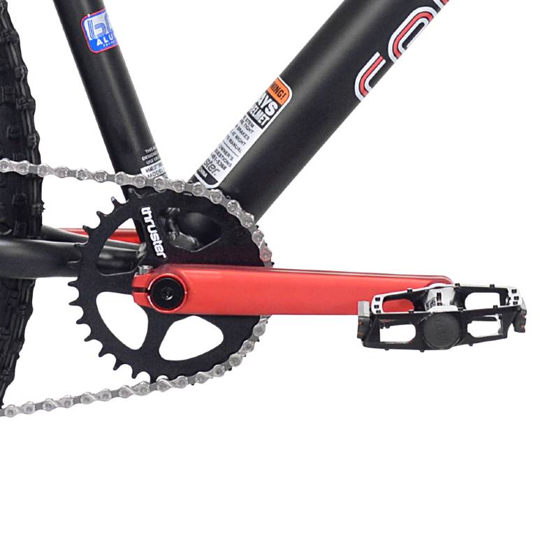 Thruster Retrograde Satin Black, Piece Crank - Main Image