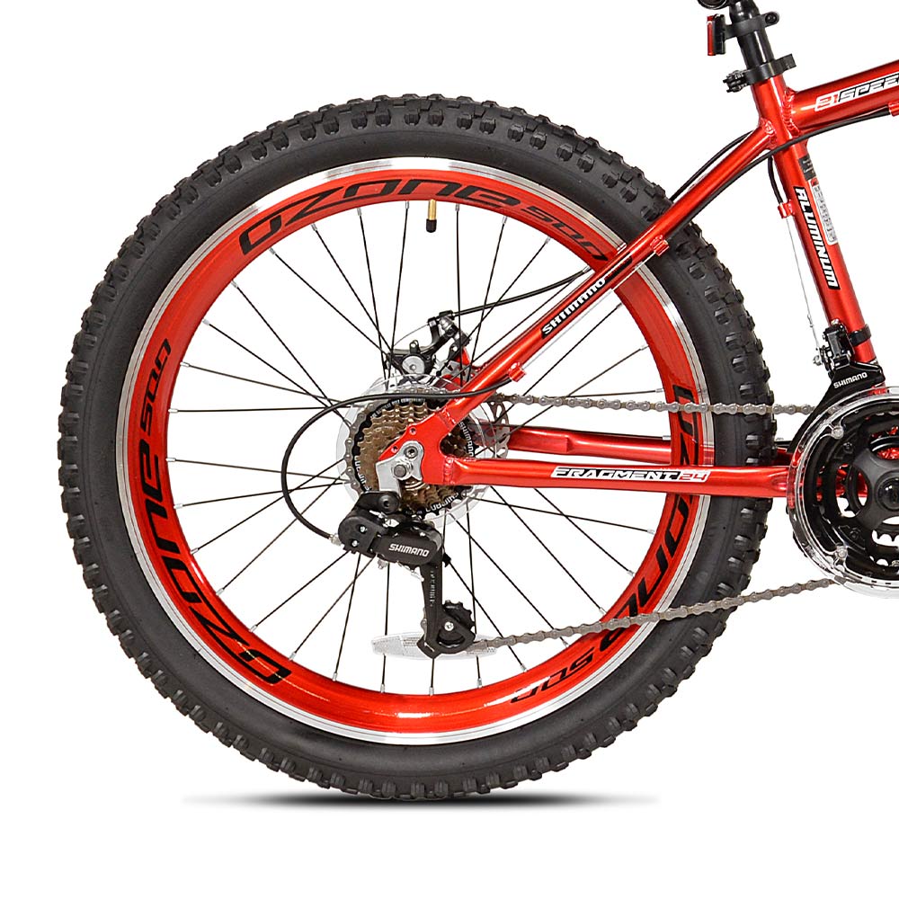 24" Ozone 500 Fragment (Red), Replacement Rear Wheel
