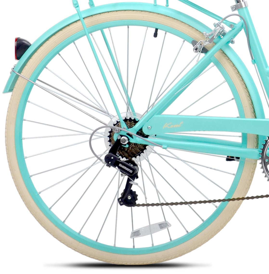 700C Kent Belle Aire Aqua, Replacement Rear Wheel