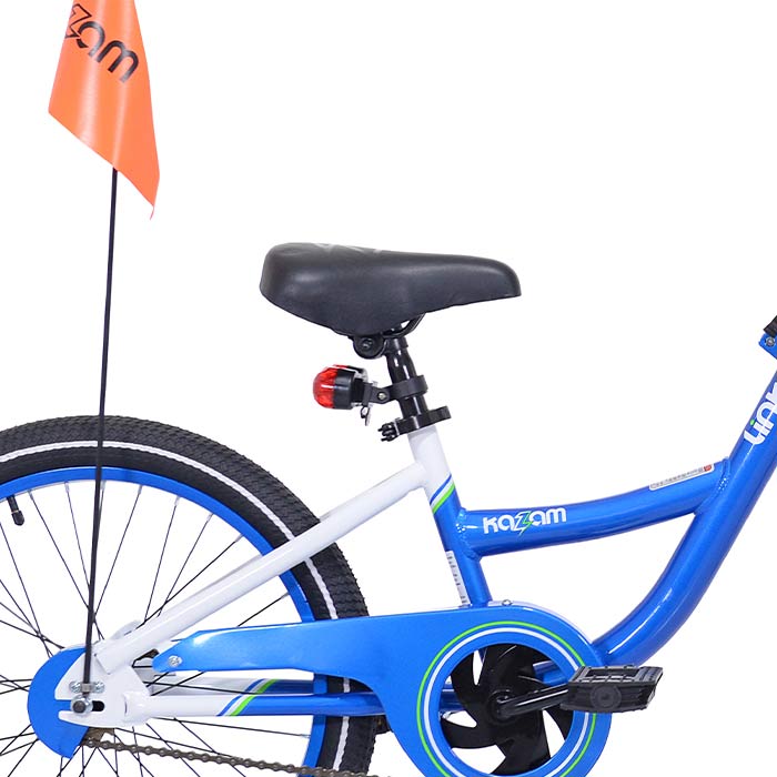 20" Kazam Link (White/Blue) Replacement Saddle