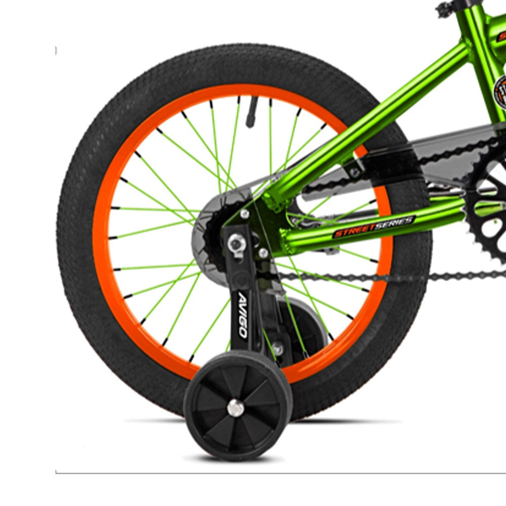 16 next flare bmx bicycle 16" Avigo Solar Flare (Green-Orange), Replacement Rear Wheel