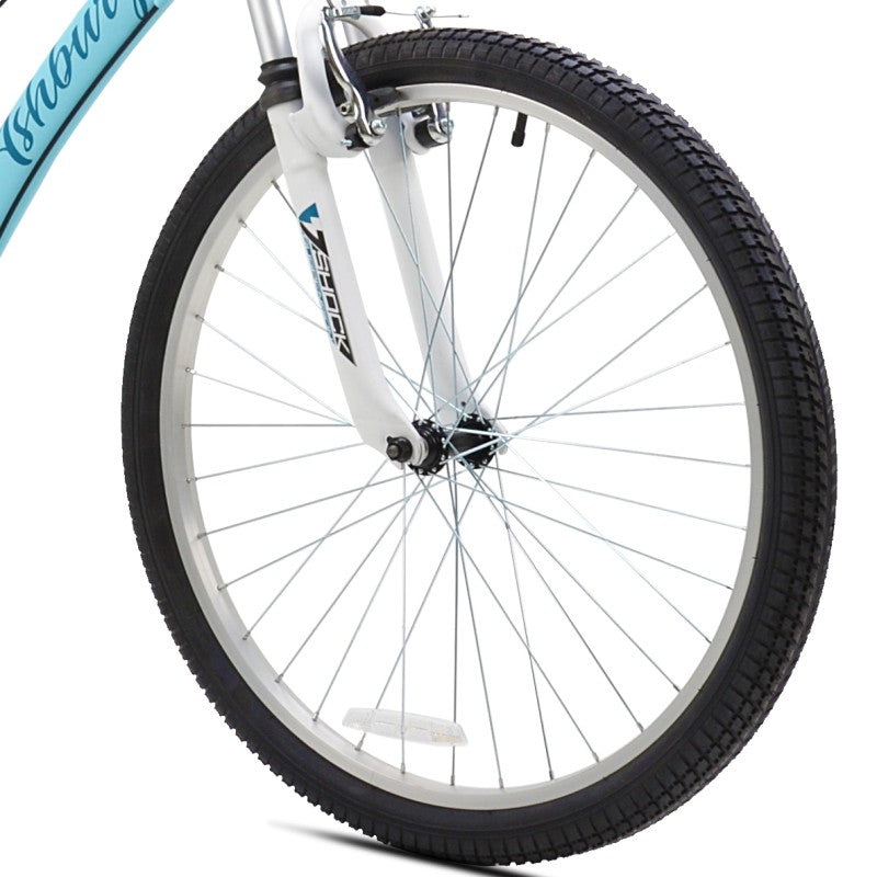 26" Ladies Kent Ashbury Blue White, Replacement Front Wheel