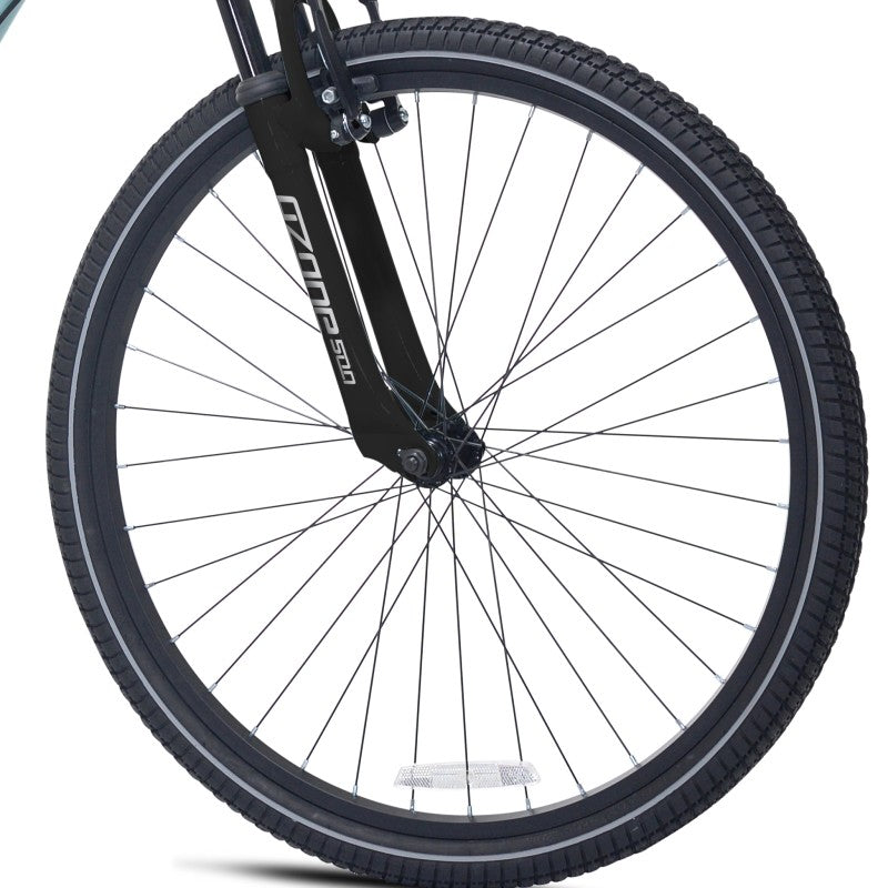 26" Women's Ozone 500 Black Canyon Teal, Replacement Front Wheel
