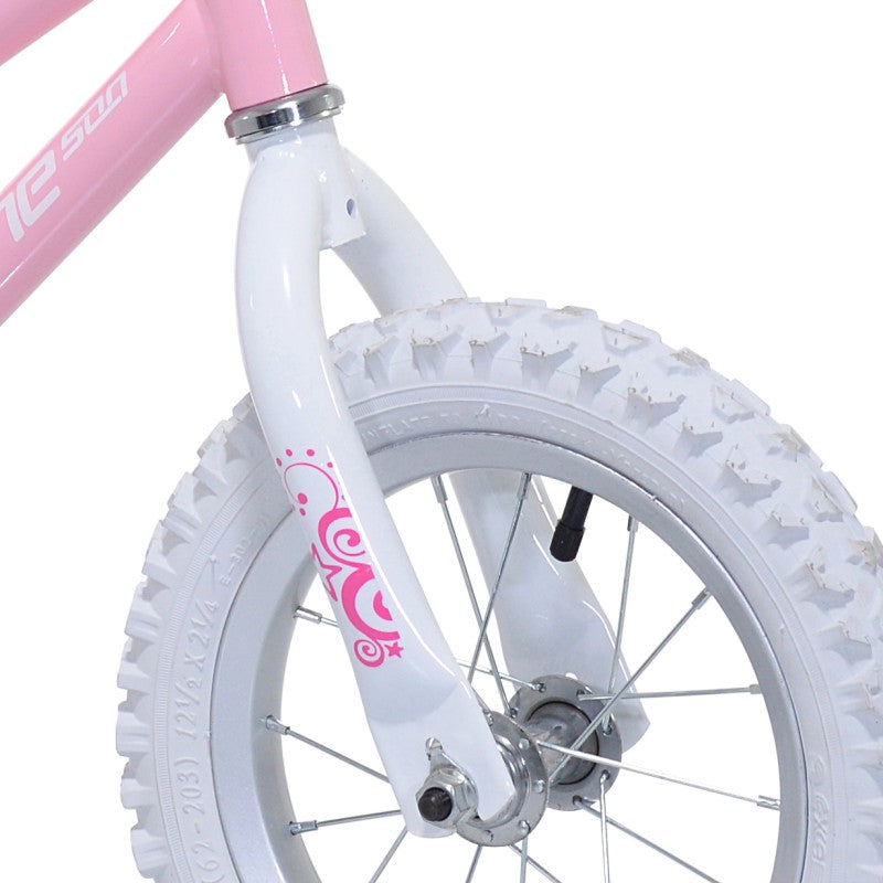 12" Ozone 500 Blaze Pink White, Replacement Fork