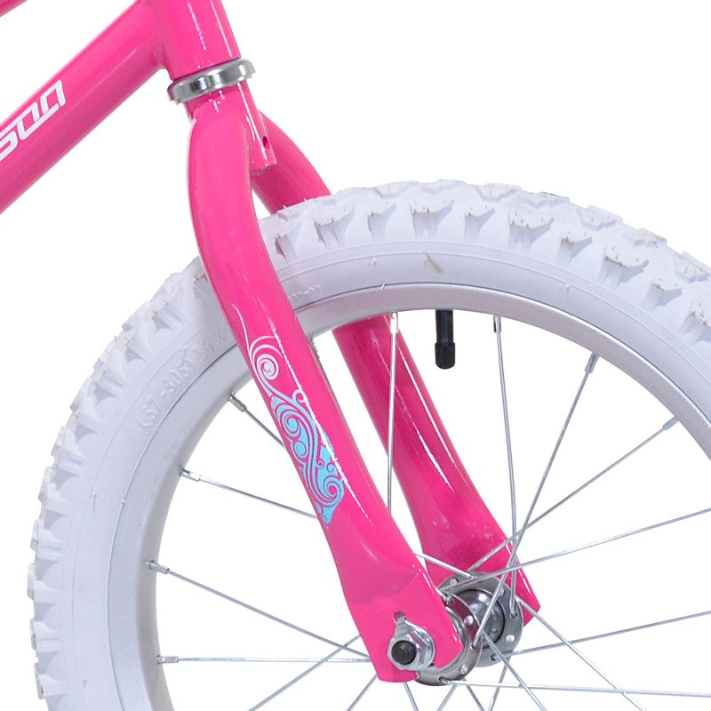 14" Ozone 500 Blaze Pink White, Replacement Fork