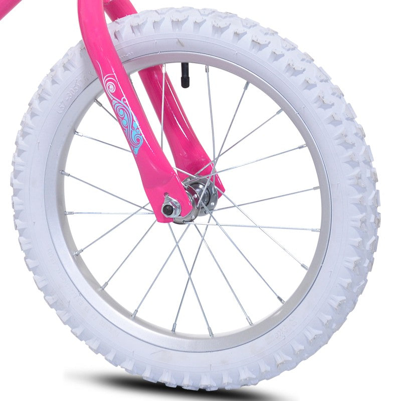 16" Ozone 500 Blaze Pink, Replacement Front Wheel