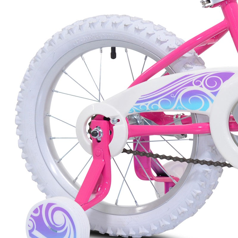 16" Ozone 500 Blaze Pink, Replacement Rear Wheel