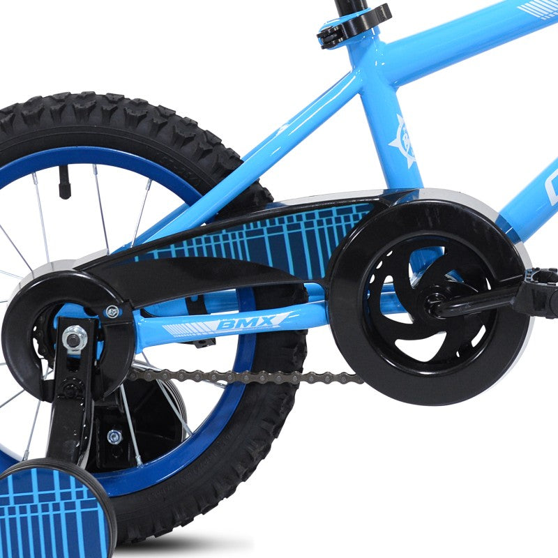 14" Ozone 500 Blaze Blue White, Replacement Chainguard