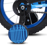 14" Ozone 500 Blaze Blue, Replacement Training Wheel Set