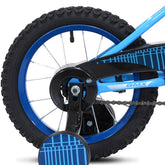 14" Ozone 500 Blaze Blue, Replacement Rear Wheel