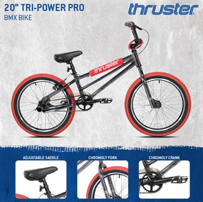 20" Thruster® BMX Tri-Power PRO - (Refurbished) | BMX Bike for Kids Ages 8+