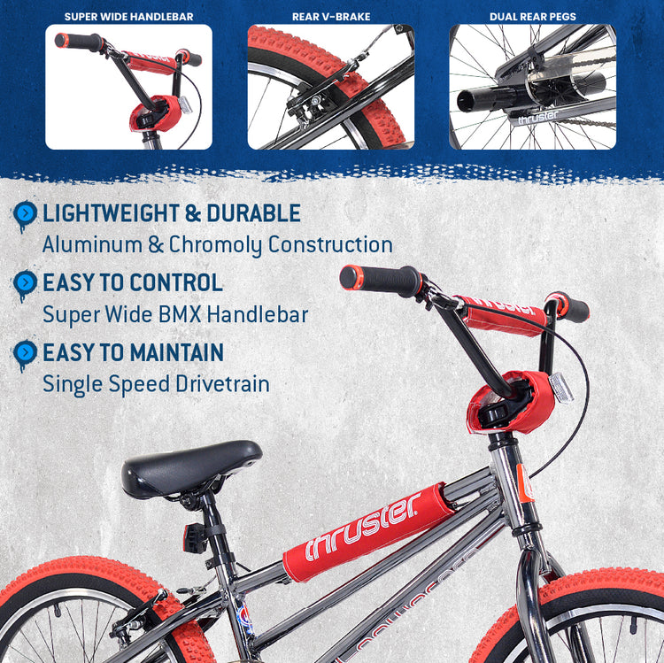 20" Thruster® BMX Tri-Power PRO - (Refurbished) | BMX Bike for Kids Ages 8+