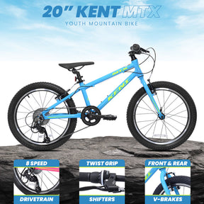 20" Kent MTX - (Refurbished) | Mountain Bike for Kids Ages 6-10