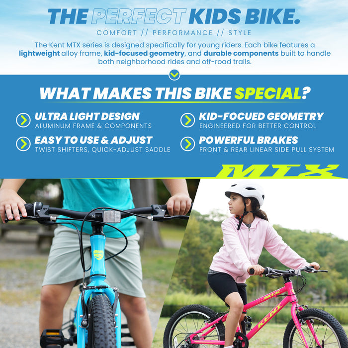20" Kent MTX - (Refurbished) | Mountain Bike for Kids Ages 6-10