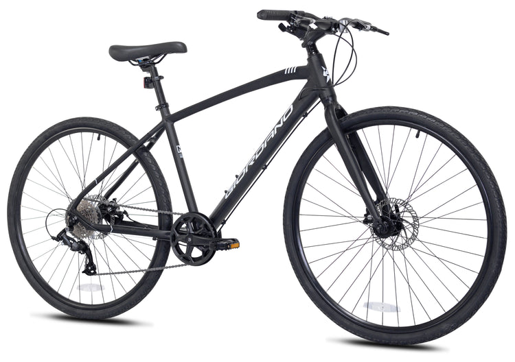 700c Giordano® H1 Hybrid Bike, Black (Refurbished) | Hybrid Commuter Bike