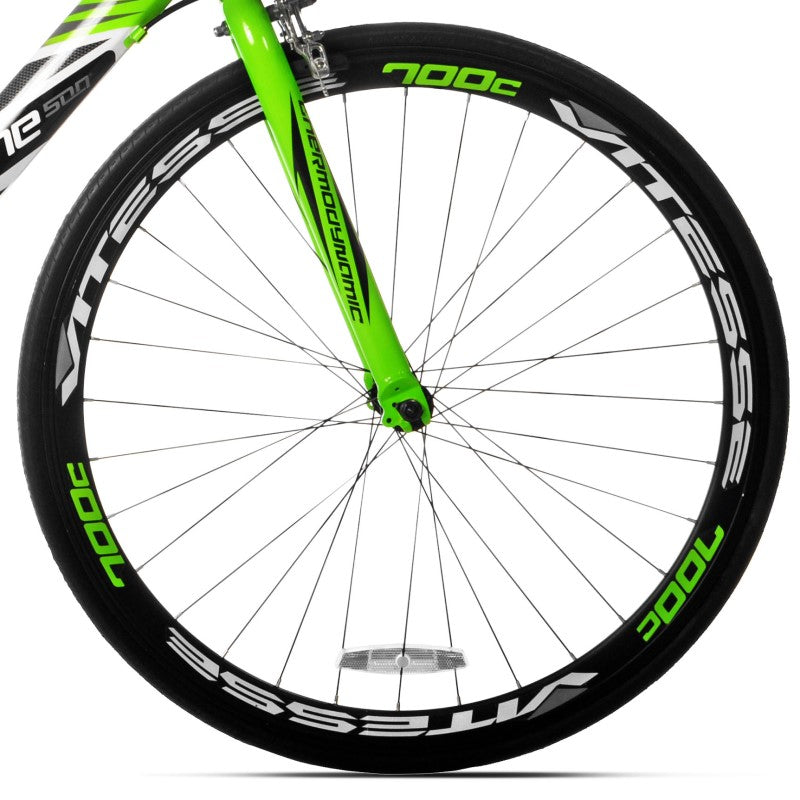 700C Ozone RS3000 Black Green, Replacement Front Wheel