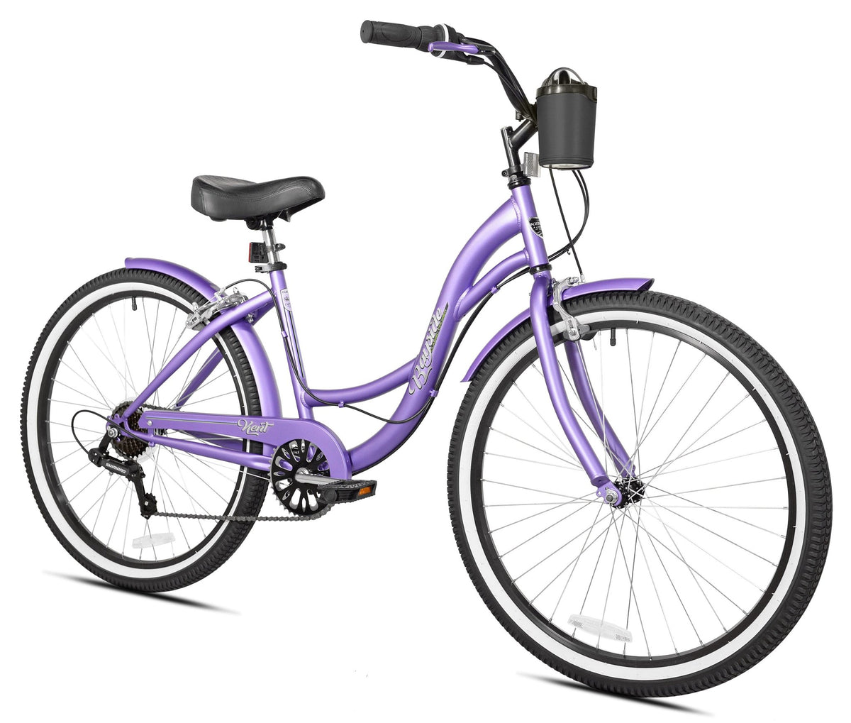 26" Kent Bayside, Purple - (Refurbished) | Cruiser Bike for Women Ages 13+
