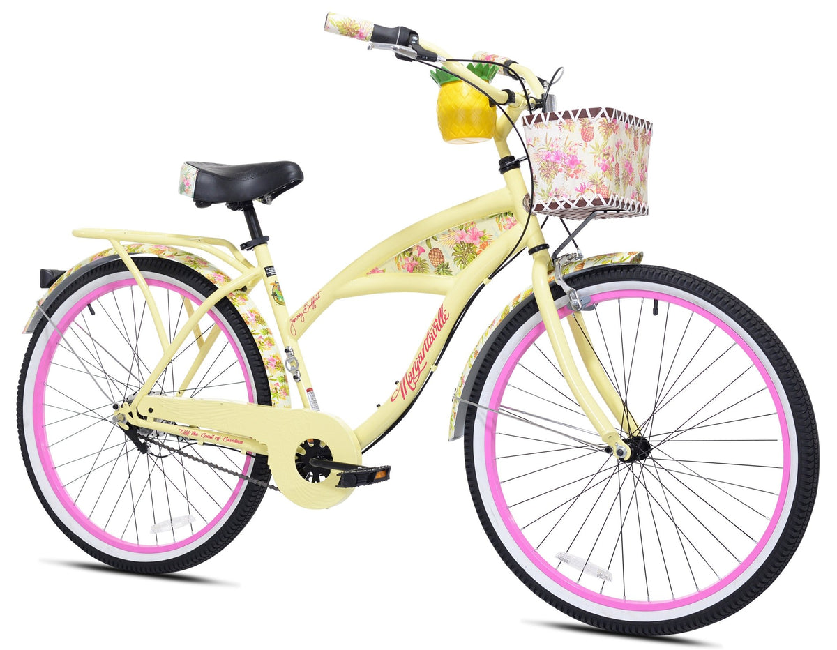 26" Margaritaville® Pineapple, Yellow - (Refurbished) | Women's Cruiser Bike for Ages 13+