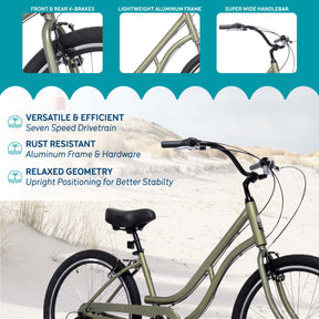 26" Haven® Inlet 7 - (Refurbished) | Beach Cruiser for Women Ages 13+
