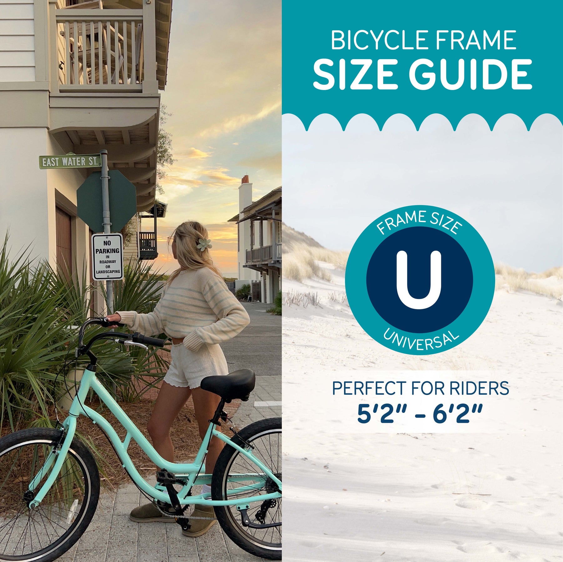 26" Haven® Inlet 7 - (Refurbished) | Beach Cruiser for Women Ages 13+