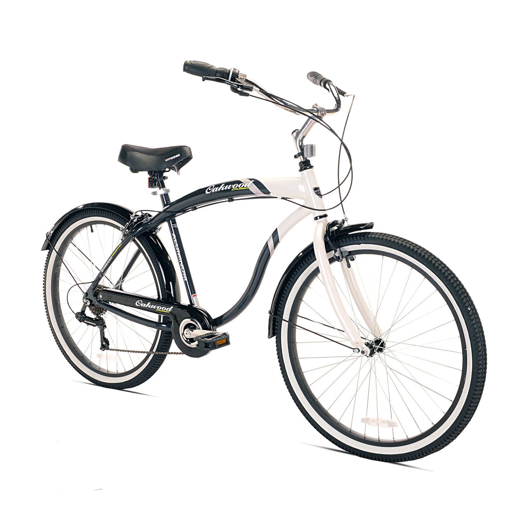26" Kent Oakwood | Step Over | Black - (Refurbished) | Cruiser Bike for Men Ages 13+