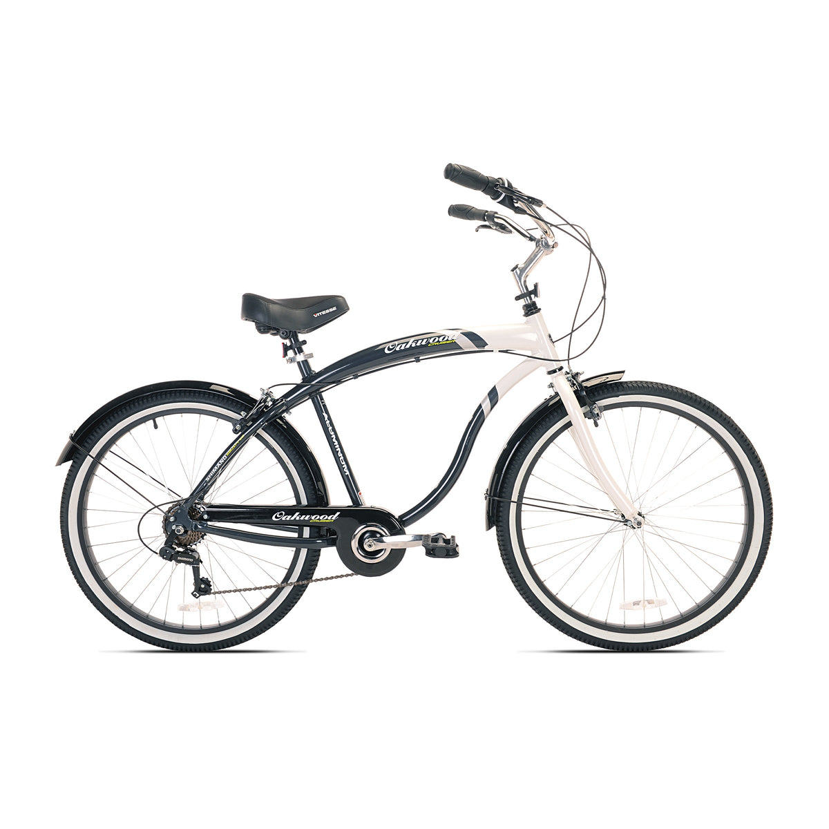26" Kent Oakwood | Step Over | Black - (Refurbished) | Cruiser Bike for Men Ages 13+