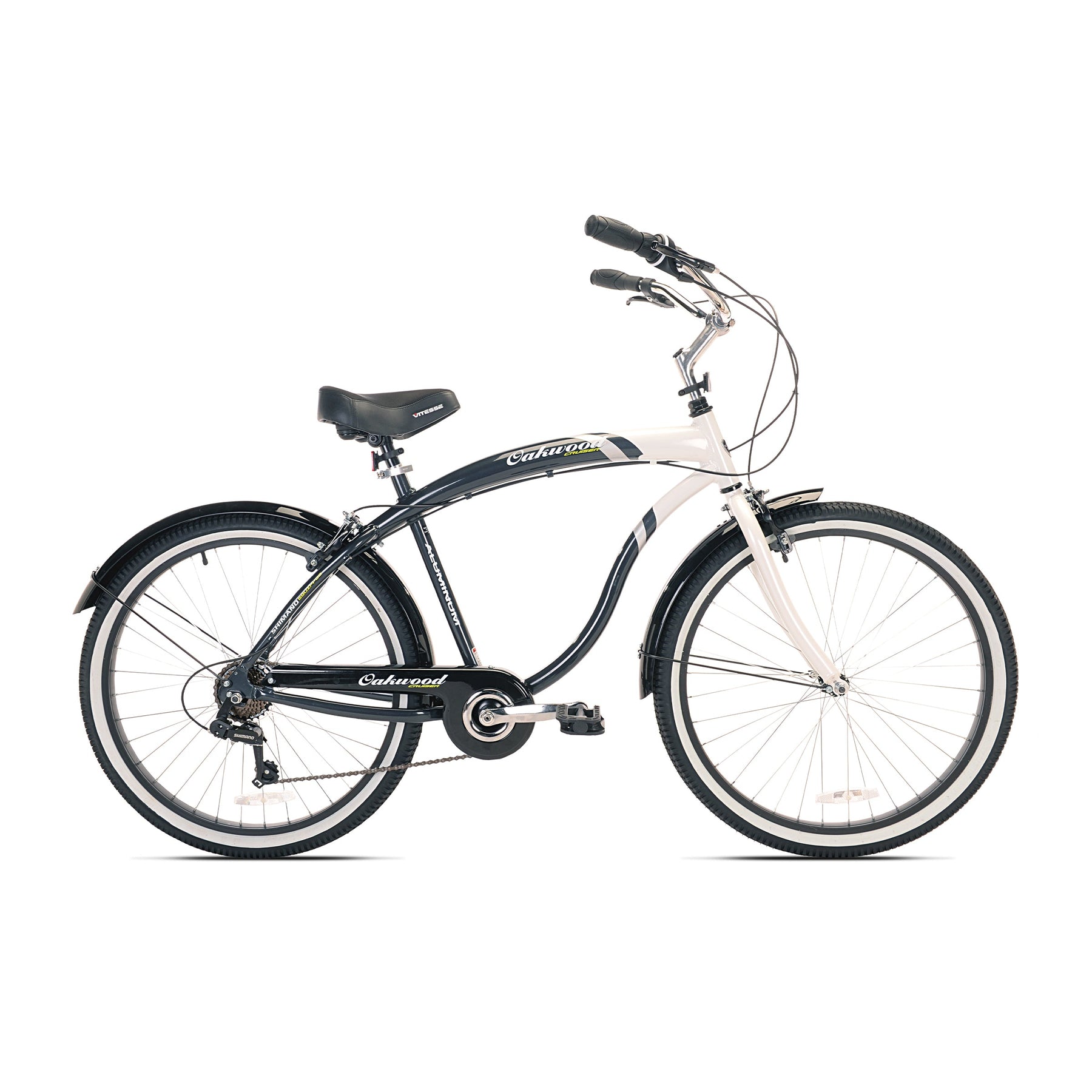 26" Kent Oakwood | Step Over | Black - (Refurbished) | Cruiser Bike for Men Ages 13+