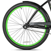 26" Men's Kent La Jolla Black Green, Replacement Rear Wheel