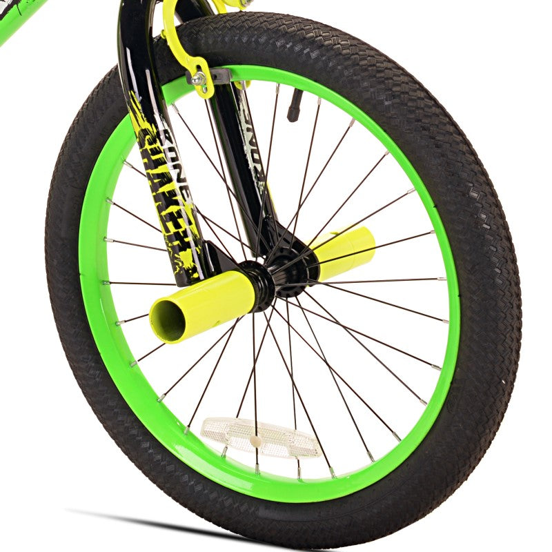 18" Kent Boneshaker White Green, Replacement Front Wheel