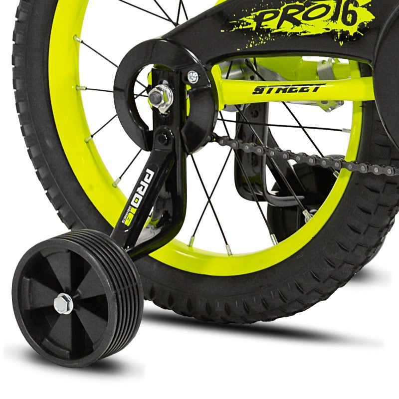 16" Kent Pro 16 Yellow, Replacement Training Wheel (Set)