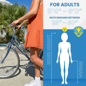 700c Kent Retro | Step Thru - (Refurbished) | Hybrid Bike for Women Ages 14+