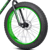 26" Takara Shibo Black Green, Replacement Front Wheel