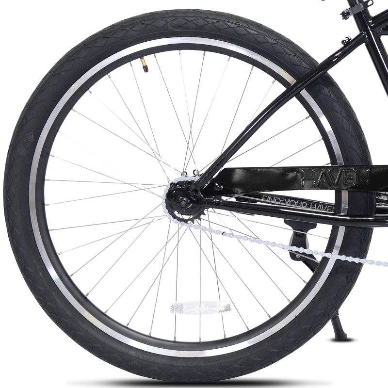 26" Haven Bay 1 Black, Rear Wheel