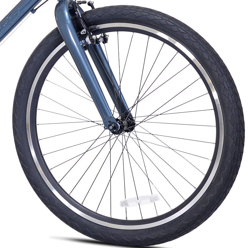 26" Haven Pointe 7 Denim Blue, Front Wheel