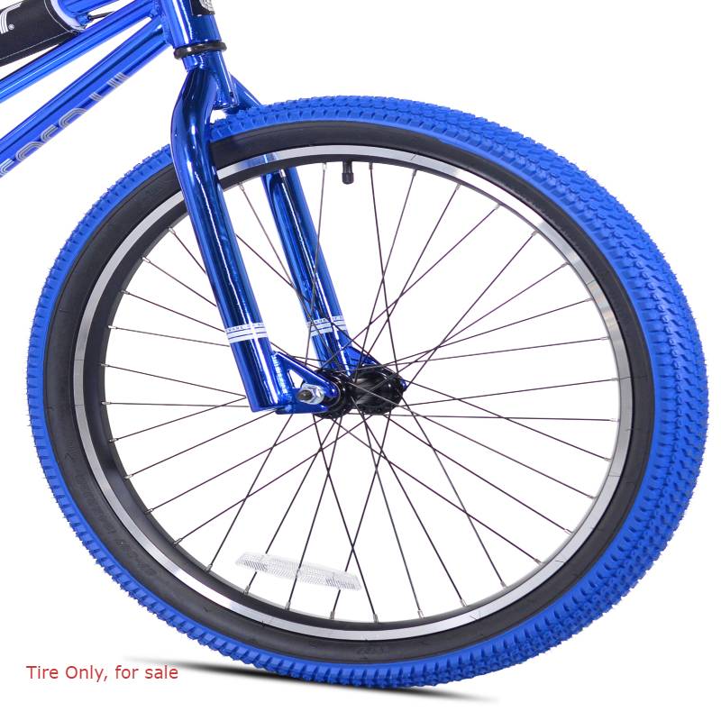 24" Thruster Tri-Power Pro XL Blue Chrome, Tire