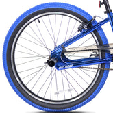 24" Thruster Tri-Power Pro XL Blue Chrome, Rear Wheel