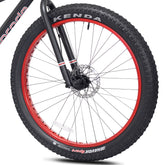 27.5" Thruster Retrograde Satin Black, Front Wheel