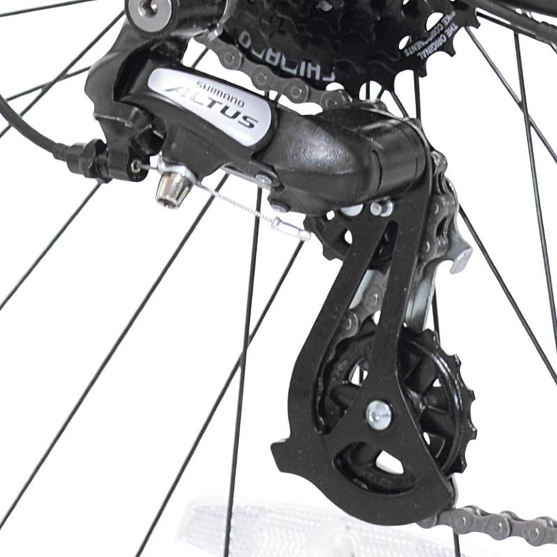27.5" Univega USA Weekend Escape 1.0 Matte Black SM, Rear Derailleur