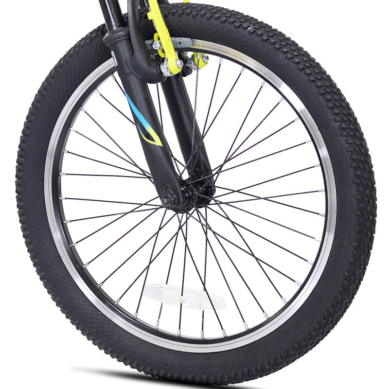 20" Kent Torpedo Black-Yellow E-Bike, Replacement Front Wheel