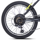 20" Kent Torpedo Black-Yellow E-Bike, Replacement Rear Wheel