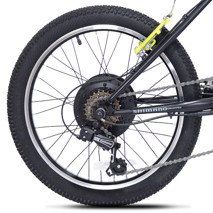 20" Kent Torpedo BlackYellow EBike, Replacement Rear Wheel