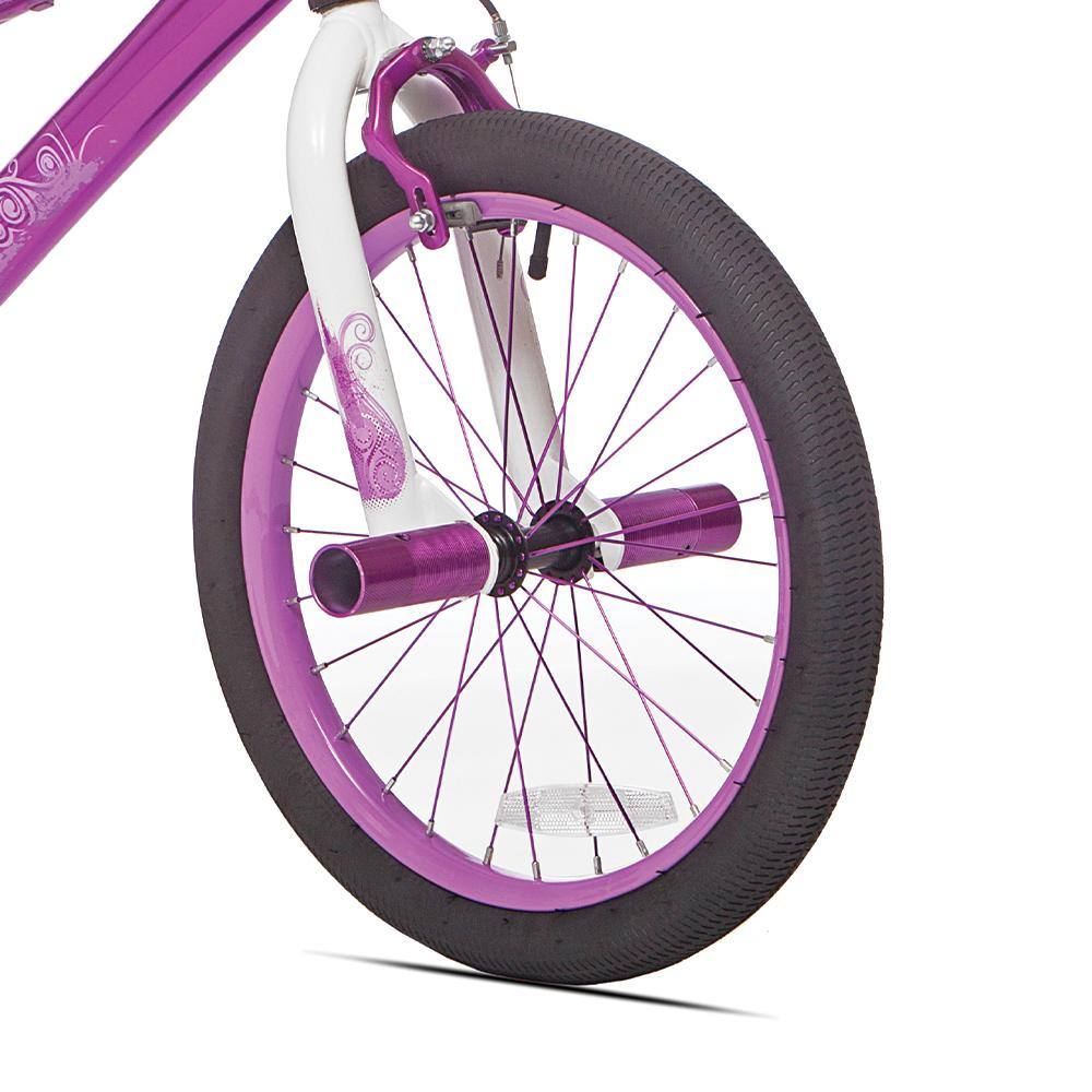 Purple Front Wheel - Purple Stokes