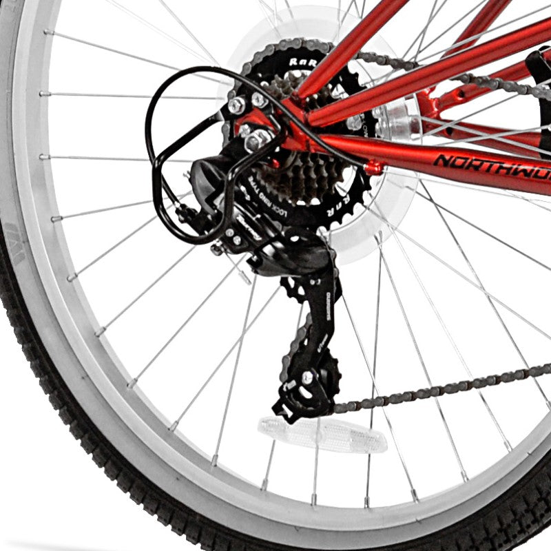 26" Northwoods Tandem Red, Replacement Rear Derailleur