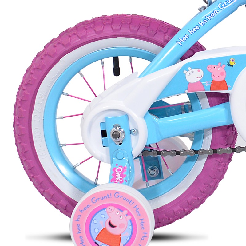 12" Peppa Pig Pinwheel Blue, Replacement Rear Wheel