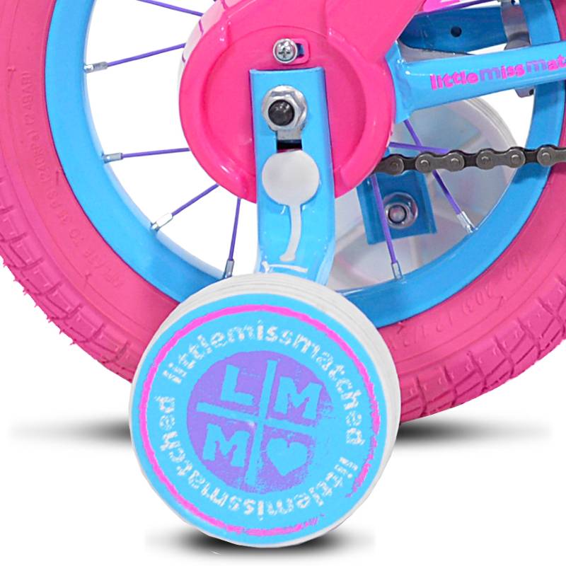 12" Little Miss Matched You Be You, Replacement Training Wheel (Set)